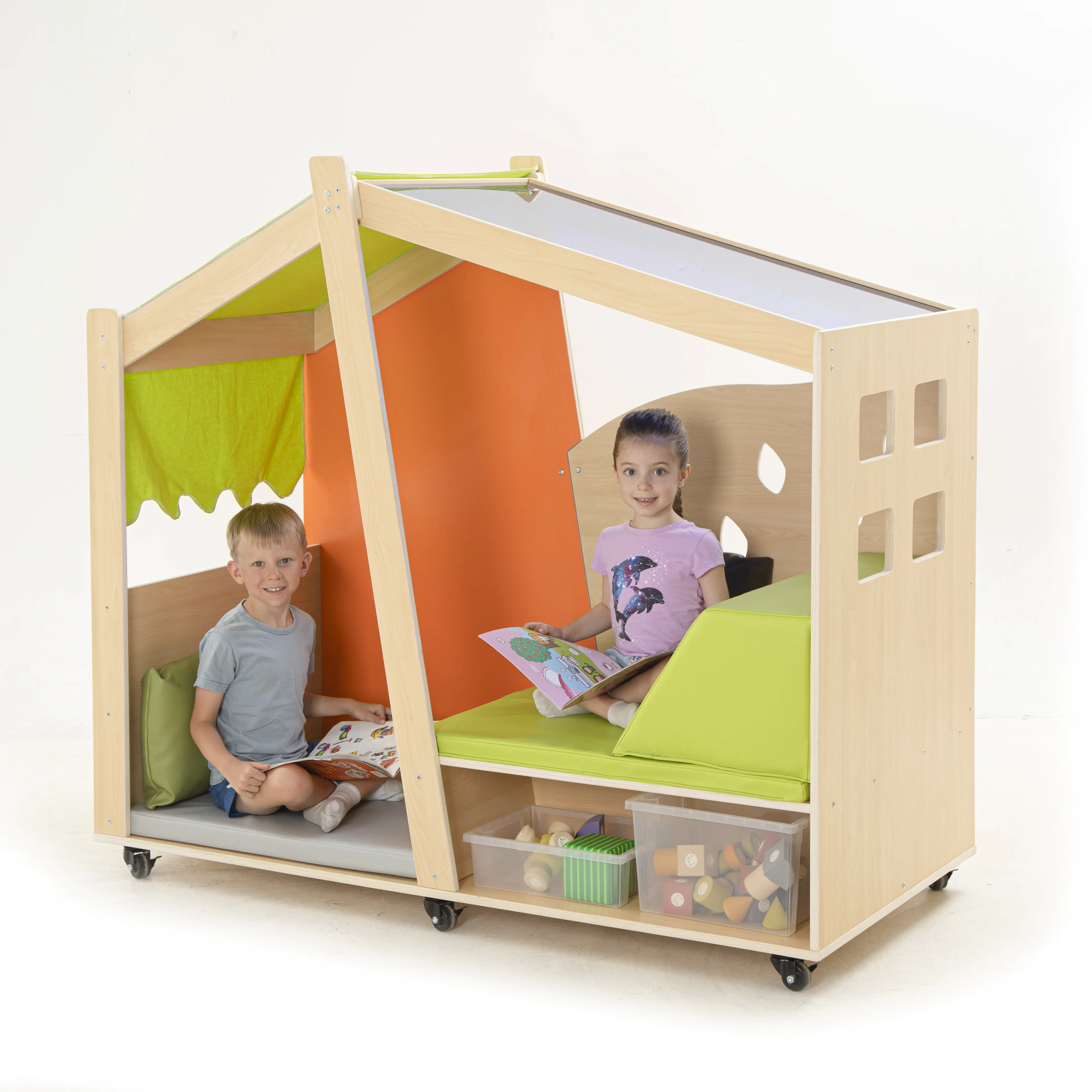 Wisdom | Spielhaus mobil | 120 x 120 x 140 cm | Holz aus der Kategorie Bausteine & Spiellandschaften