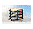 Spielinsel A-Toll Midi , 24 Kunstoffboxen,  B/H/T 75 x 80 x 75 cm aus der Kategorie Eigentumsschränke