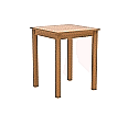Quadrattisch,  60x60 cm (B/T), 76 cm hoch, Buche-Massivholzgestell mit gerader Zarge, Wechselgleiter aus der Kategorie Quadrattische