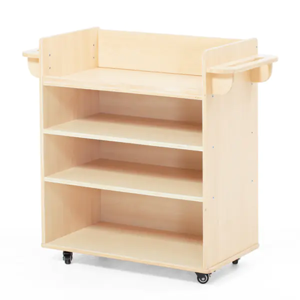 Wisdom | Getränkewagen mobil | 89 x 39 x 83 cm | Holz aus der Kategorie Rollwagen & Transportwagen