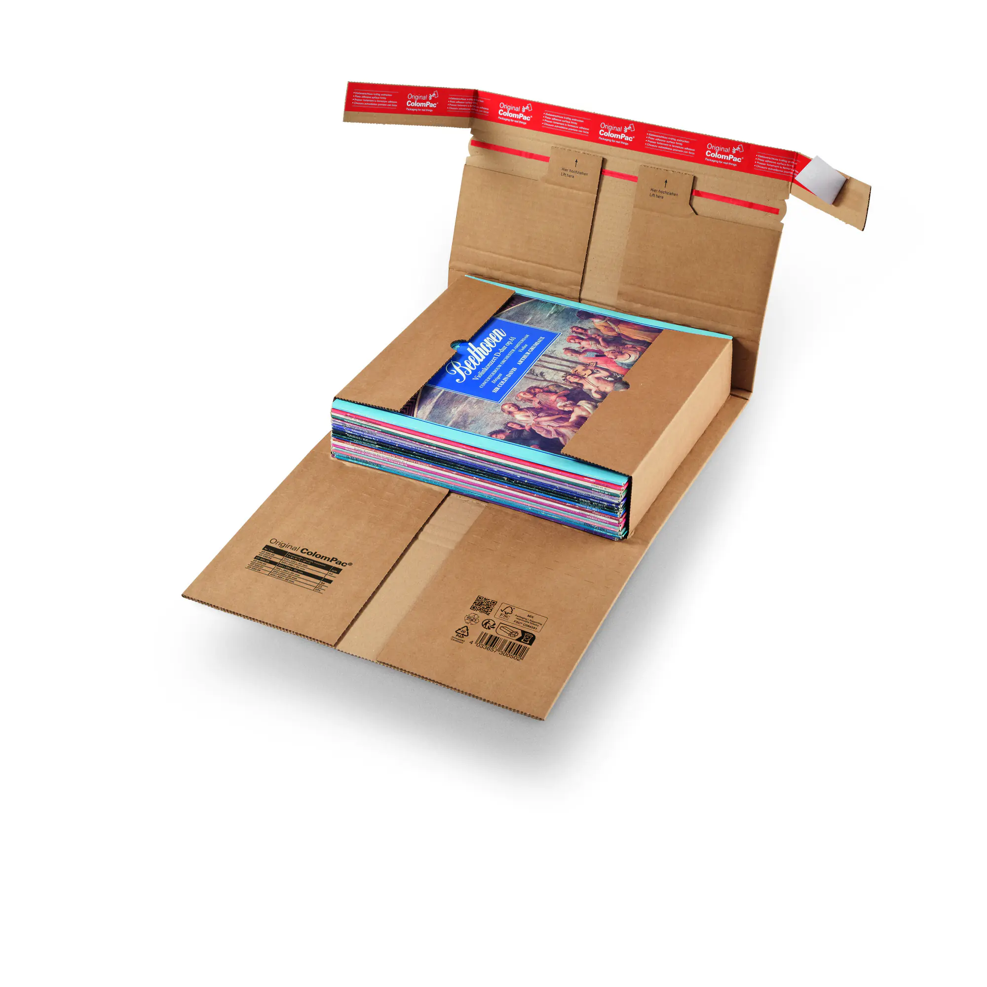 ColomPac Versandverpackung 320x320x60mm braun aus der Kategorie Versandkartons