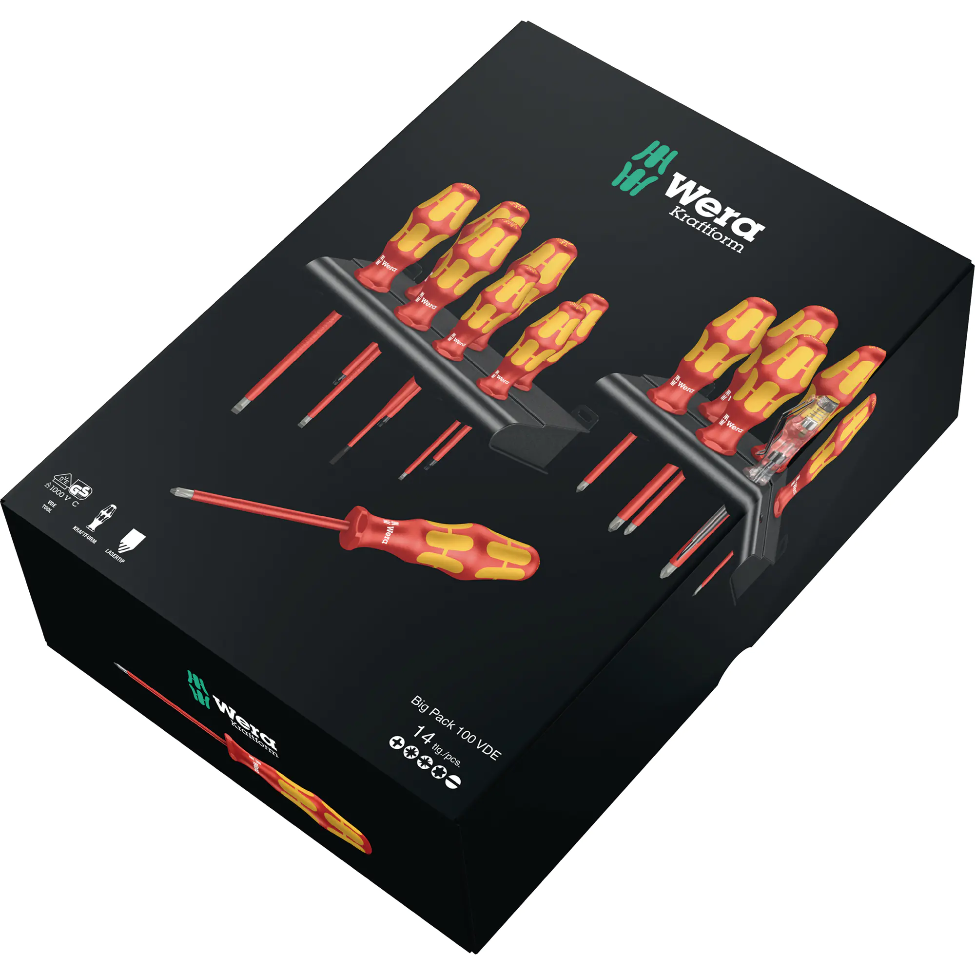 Wera Schraubendreher-Satz Kraftform Big Pack 16tlg VDE aus der Kategorie Basteln & Kreativ