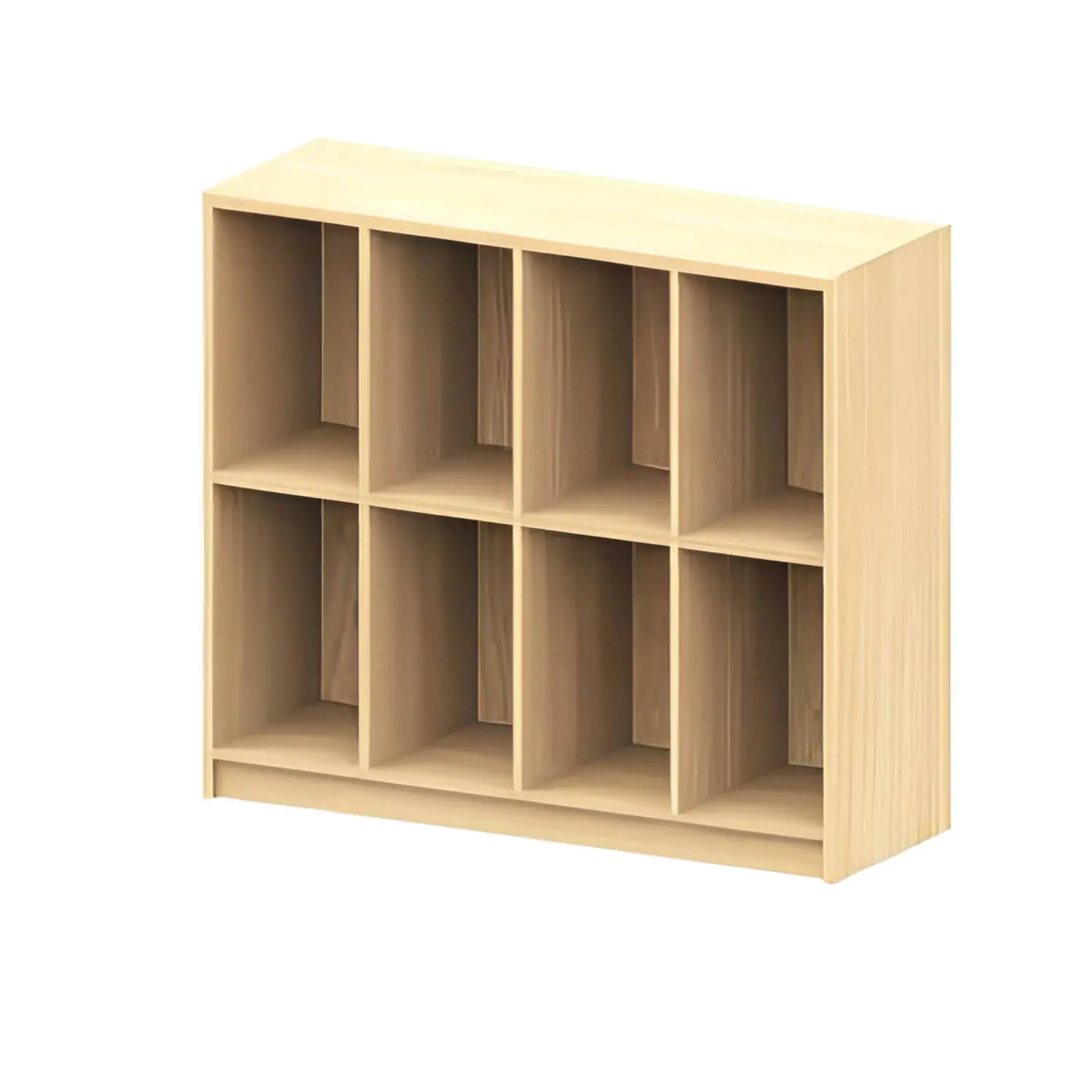 Schulranzenregal mit 8 gleichgroßen Fächern, B/H/T 130 x 100 x 45 cm aus der Kategorie Schulranzenregale