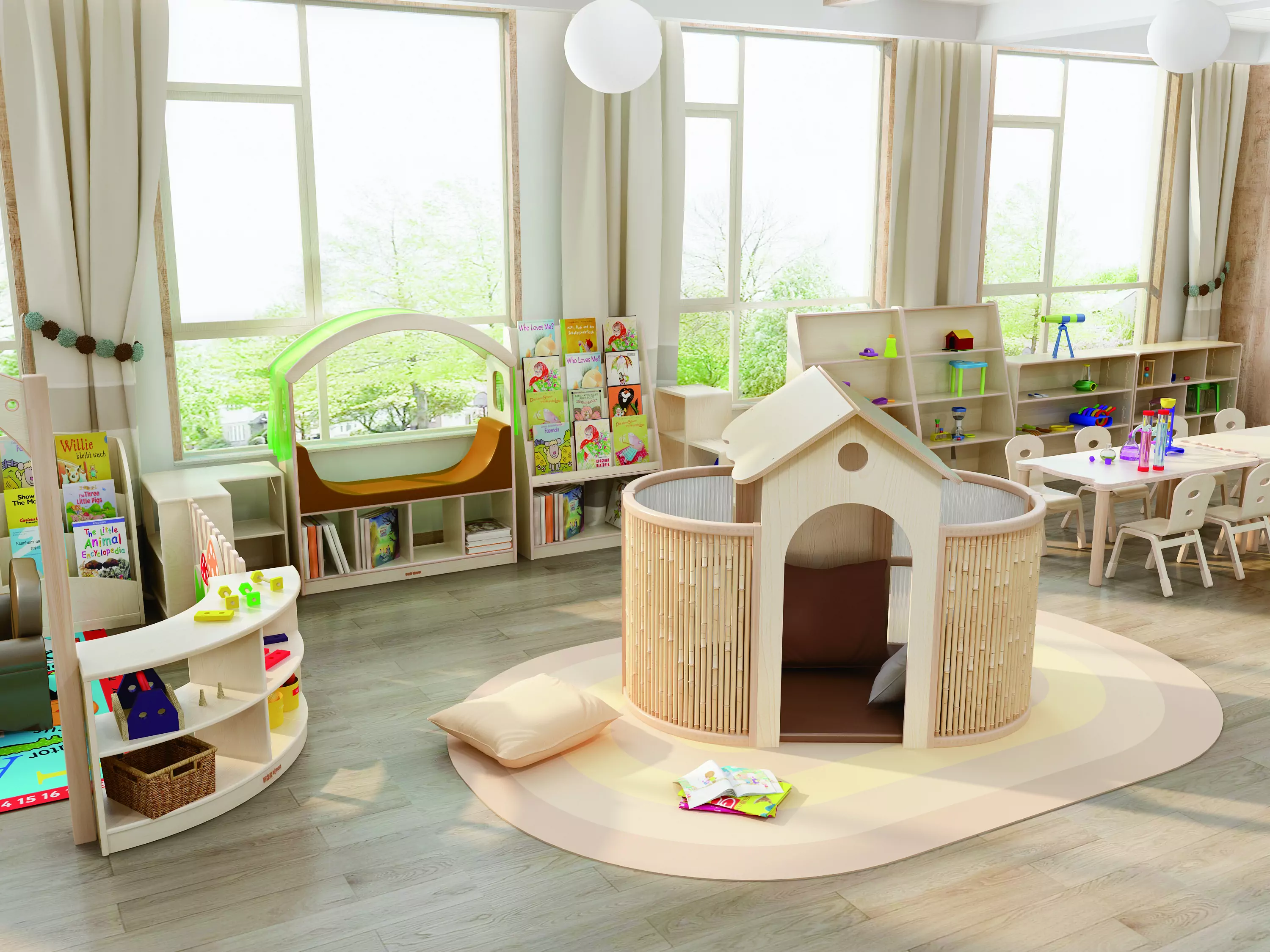 Wisdom Owlaf | Indoor-Spielhaus | 156 x 105 x 110 cm | Holz aus der Kategorie Bausteine & Spiellandschaften