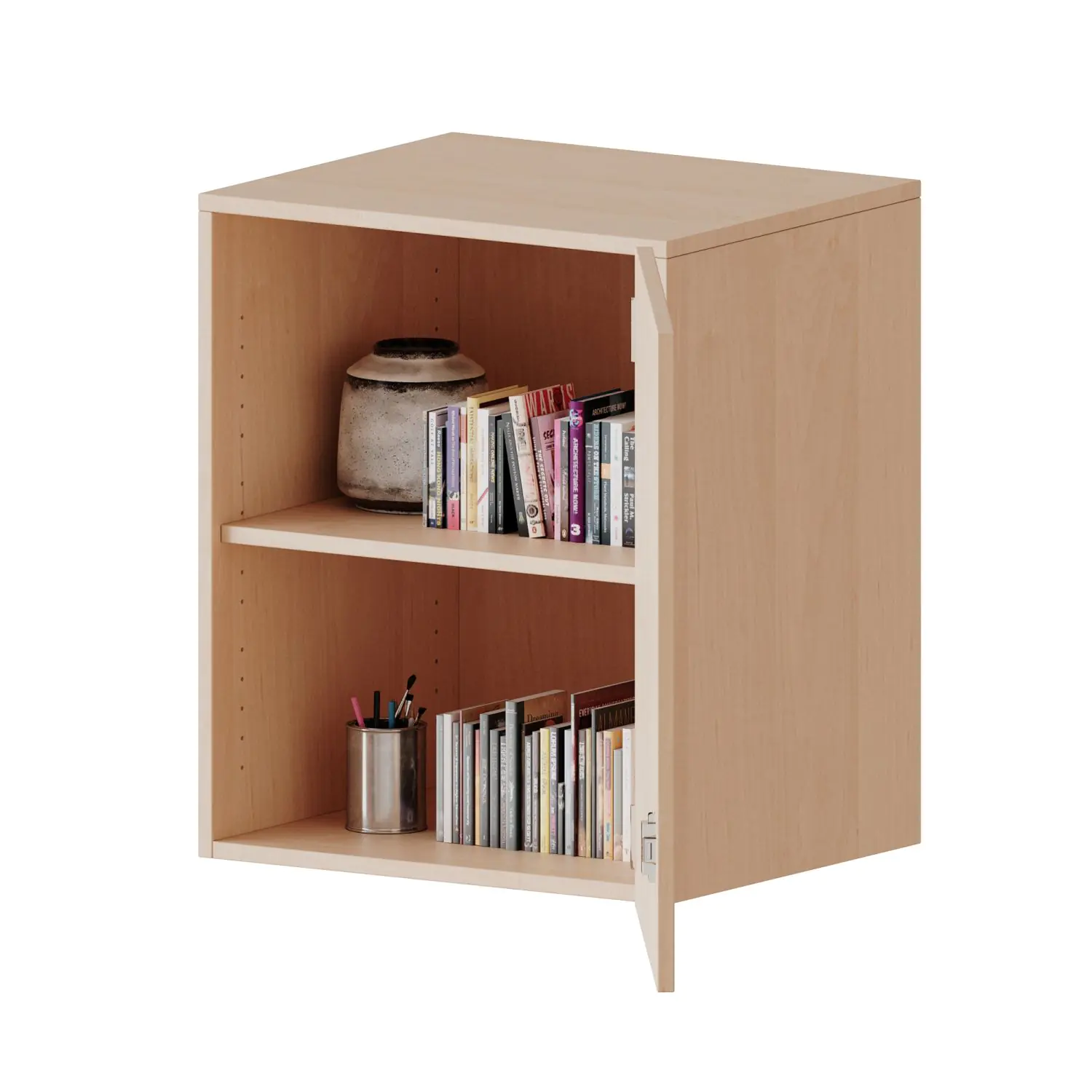 Aufsatz, 2 OH, 1 Tür, abschließbar, rechts, B/H/T 60x72x60cm aus der Kategorie Schränke allgemein