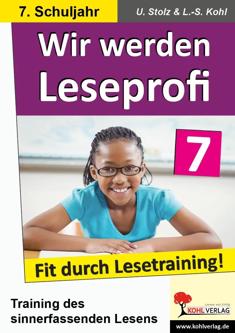 Wir werden Leseprofi - Fit durch Lesetraining! 7. Schuljahr aus der Kategorie Deutsch