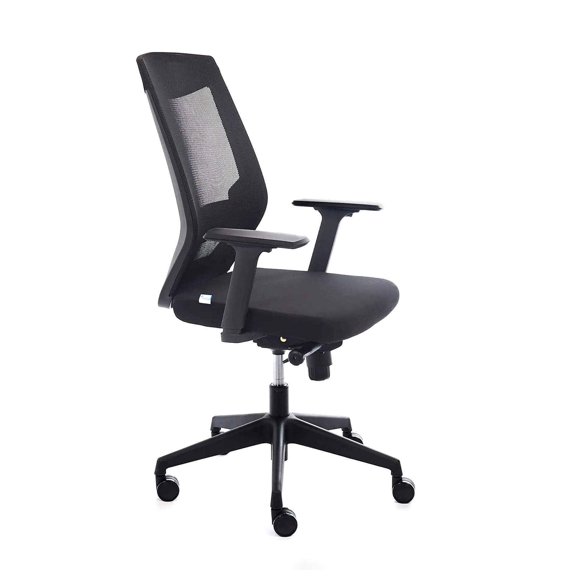 Bürodrehstuhl, mit Armlehnen, höhenverstellbar, Wippmechanik aus der Kategorie Kita - & Schulmöbel