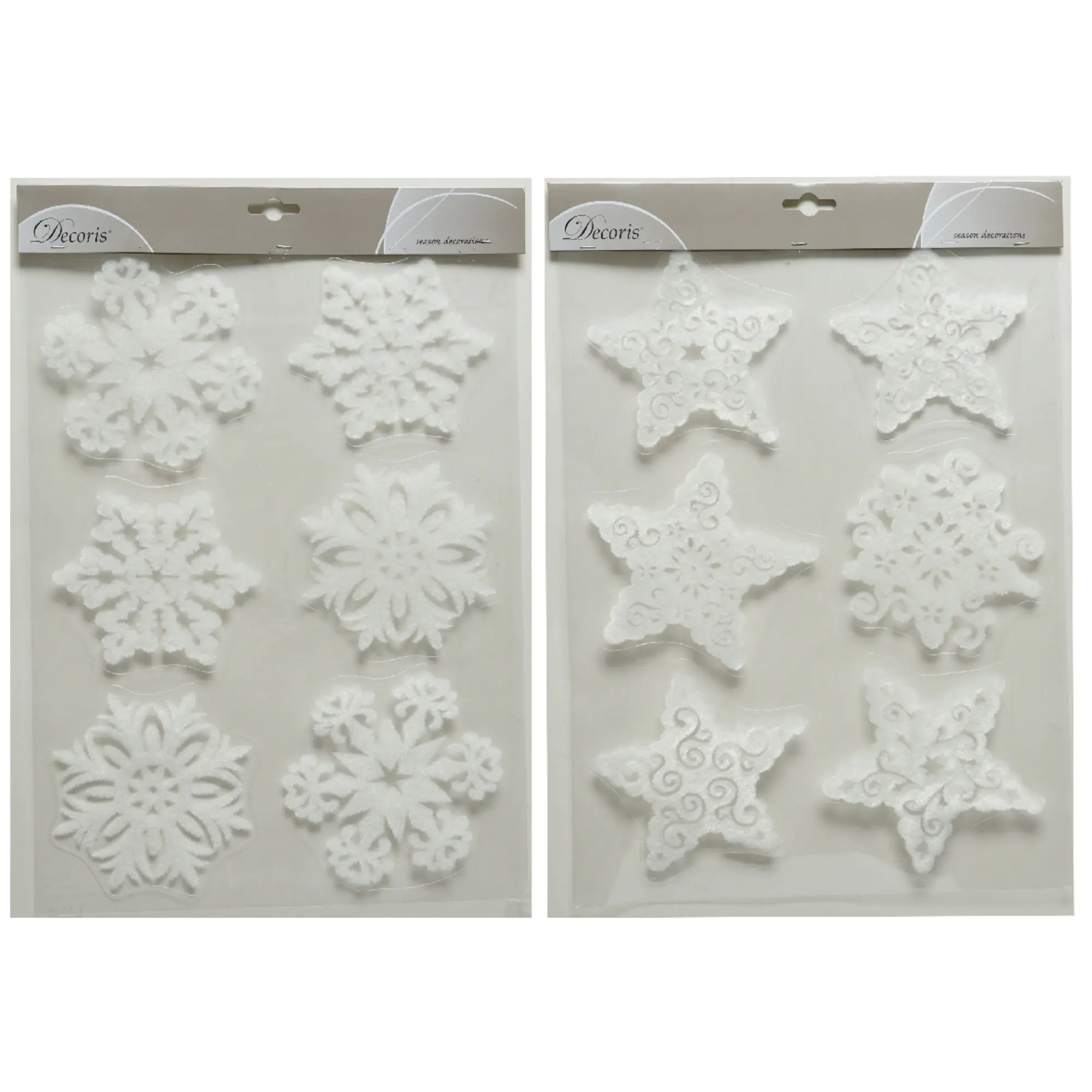 Decoris Fensterdeko Stern ws 2St aus der Kategorie Dekoration