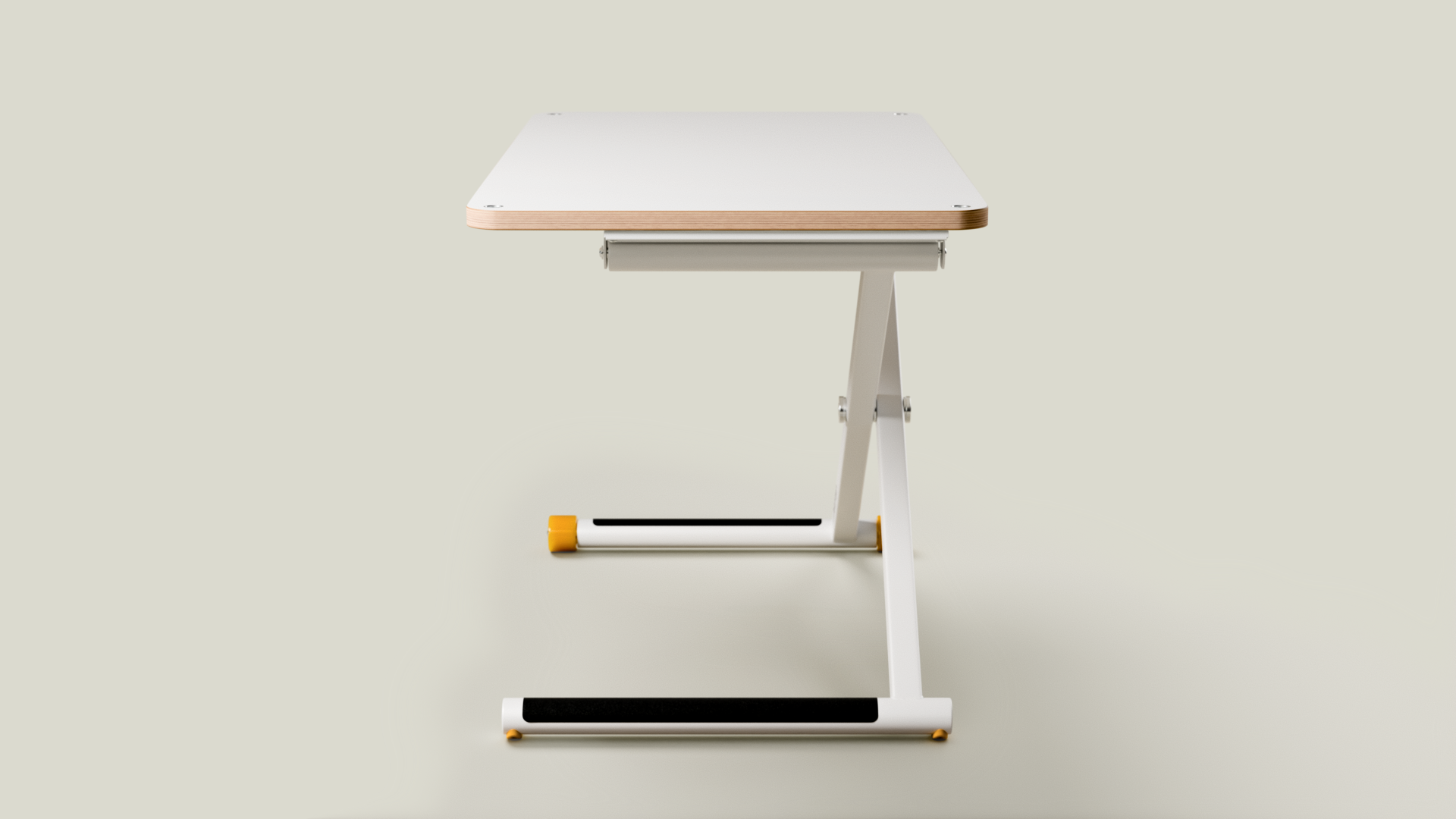 höhenverstellbarer poptop Schreibtisch 115x65cm, Höhe verstellbar 43-86cm, 25mm Melamin-Tischplatte  aus der Kategorie Tische Allgemein