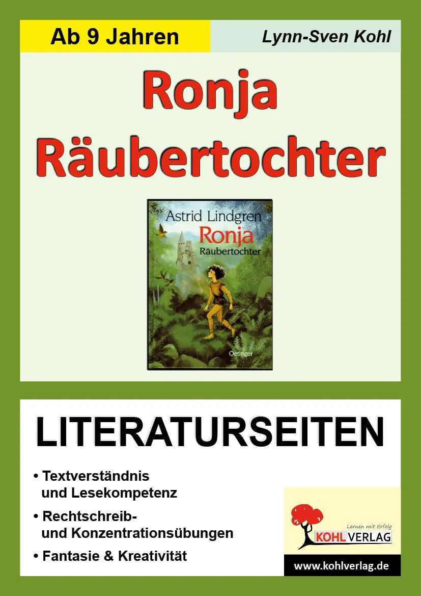 Ronja Räubertochter / Literaturseiten aus der Kategorie Deutsch