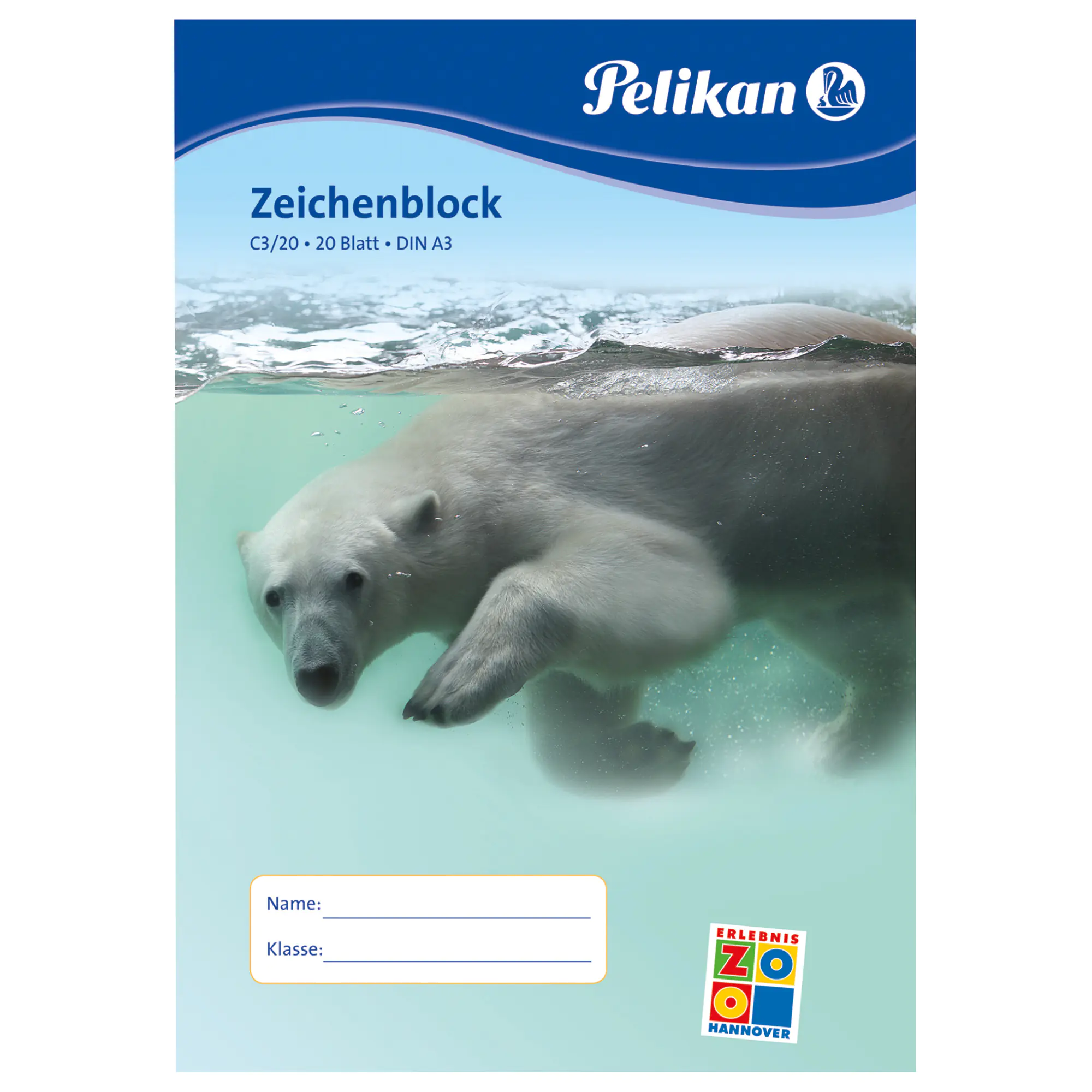 Pelikan Zeichenblock C3/20 DIN A3 20Blatt aus der Kategorie Hefte & Blöcke