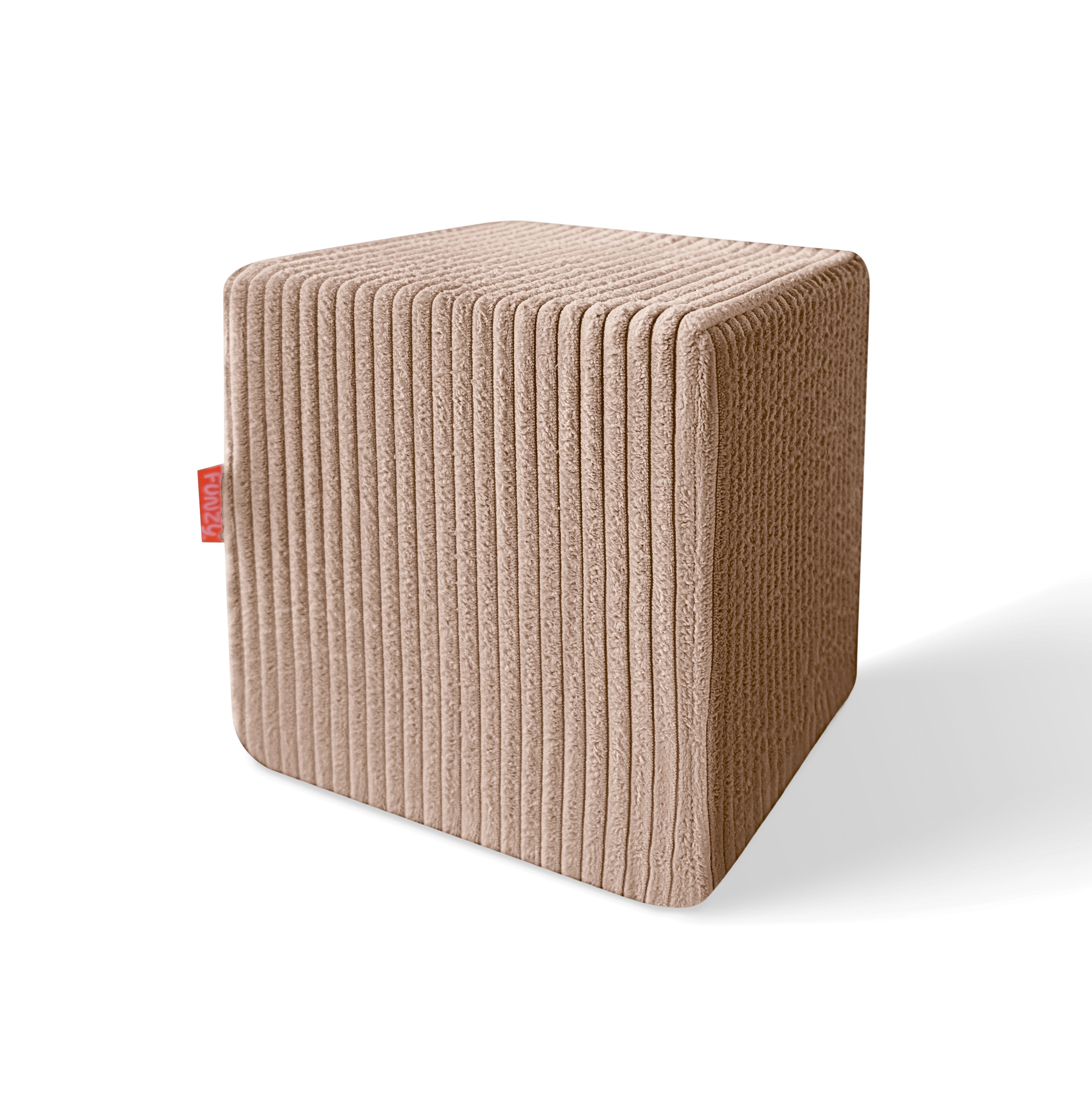 Funzy Cubes 4er Set 25 cm x 25 cm x 25 cm, mit Cordbezug aus der Kategorie Polstermöbel