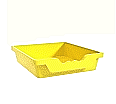 Aufbewahrungsbox Ergo Tray,  7 cm hoch, gelb,
