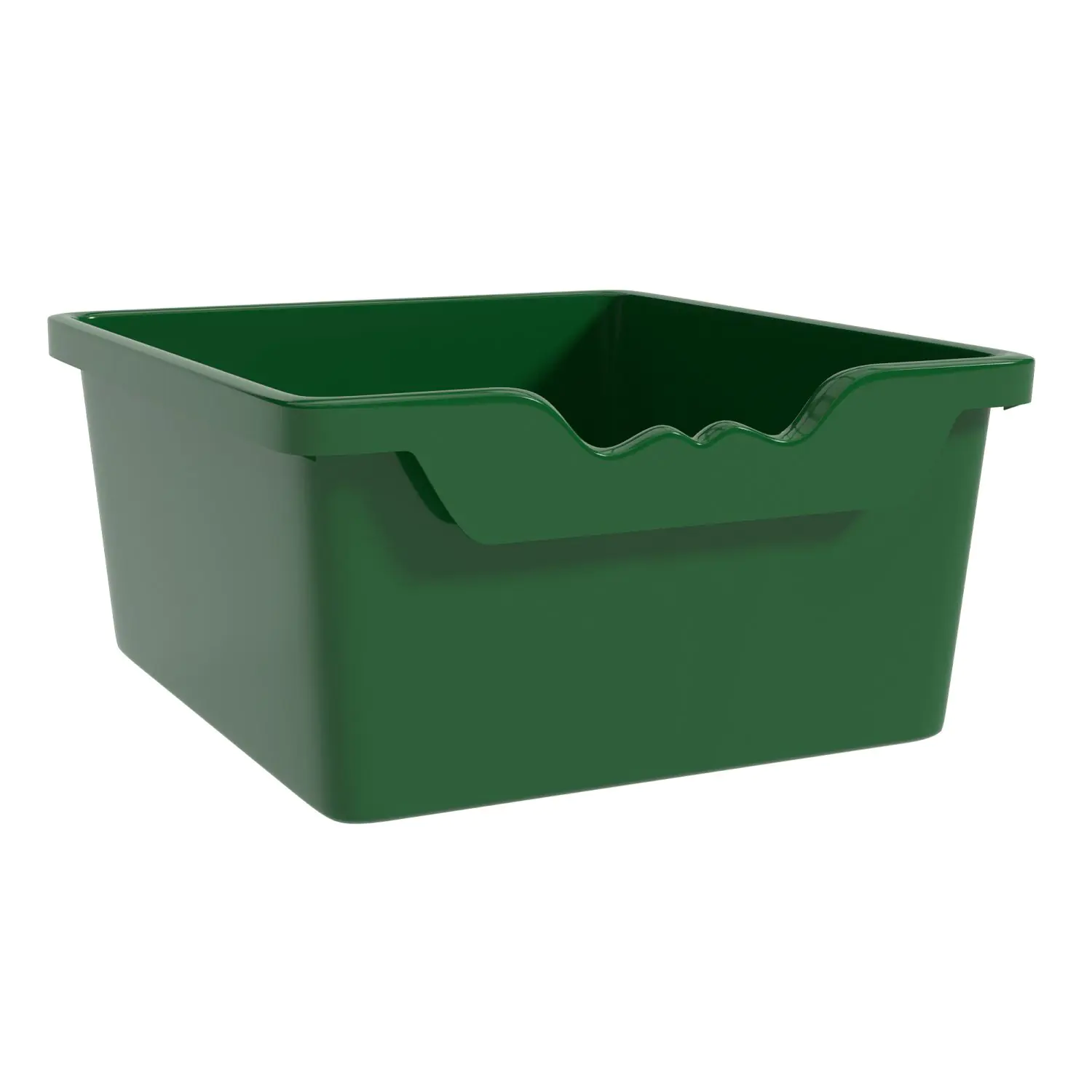 Aufbewahrungsbox Ergo Tray, 15 cm hoch, grün,
