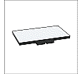 Kippmagnet für die Kopfzeile einzeln, 18x30x3 mm, weiß ganzflächig aus der Kategorie Zubehör & Ersatzteile Präsentation