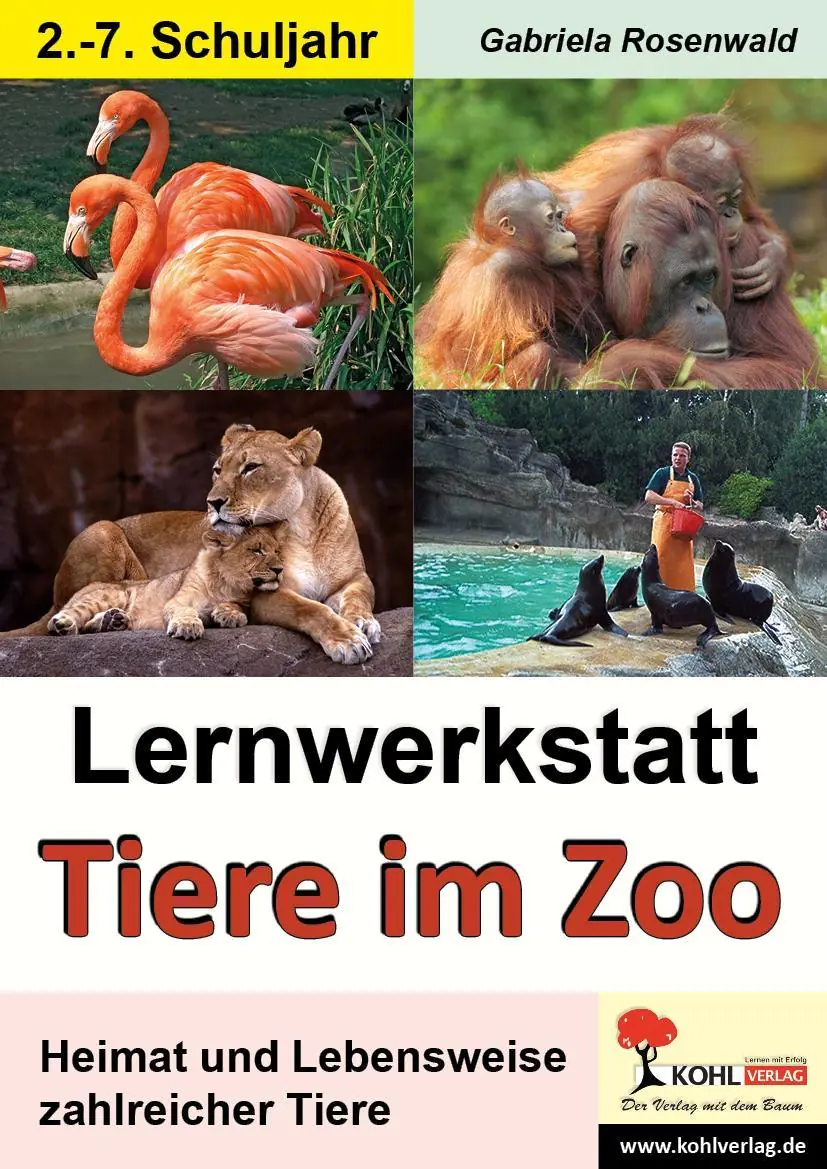 Lernwerkstatt - Tiere im Zoo aus der Kategorie Kinderbücher