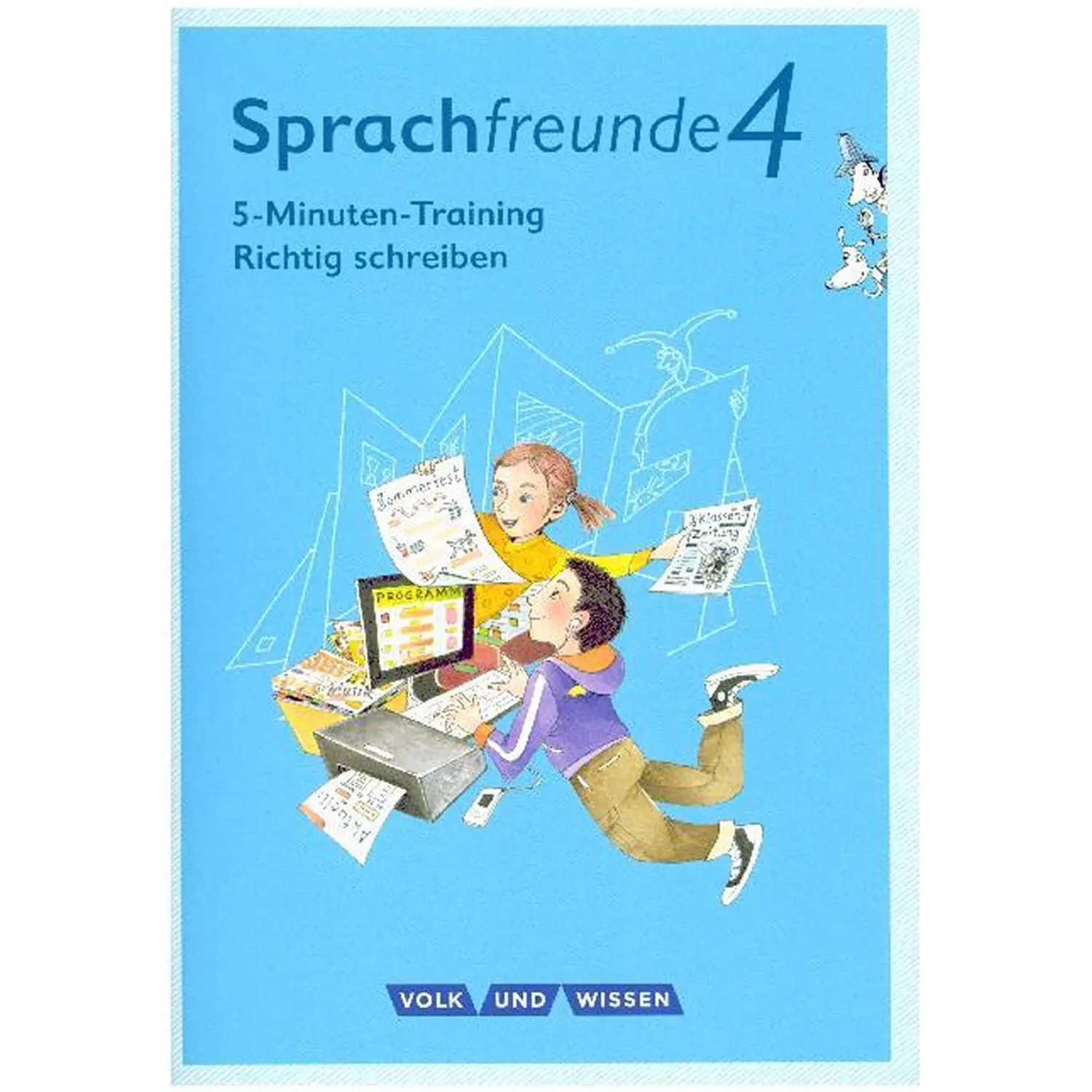 Sprachfreunde 4. Schuljahr. 5-Minuten Training Richtig schreiben aus der Kategorie Deutsch