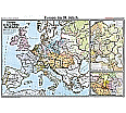 Wandkarte Europa im 18. Jahrhundert, 200 x 140 cm, aus der Kategorie Neuzeit 1500-1870