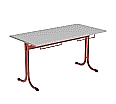 Zweierschülertisch, 130x65 cm (B/T), Platte: Melamin, ABS-Kante, Höhe wählbar,