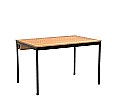 EDV-Tisch, 120x80 cm (B/T), 72 cm hoch, Holzkabelkanal mit Deckel, aus der Kategorie EDV-Tische