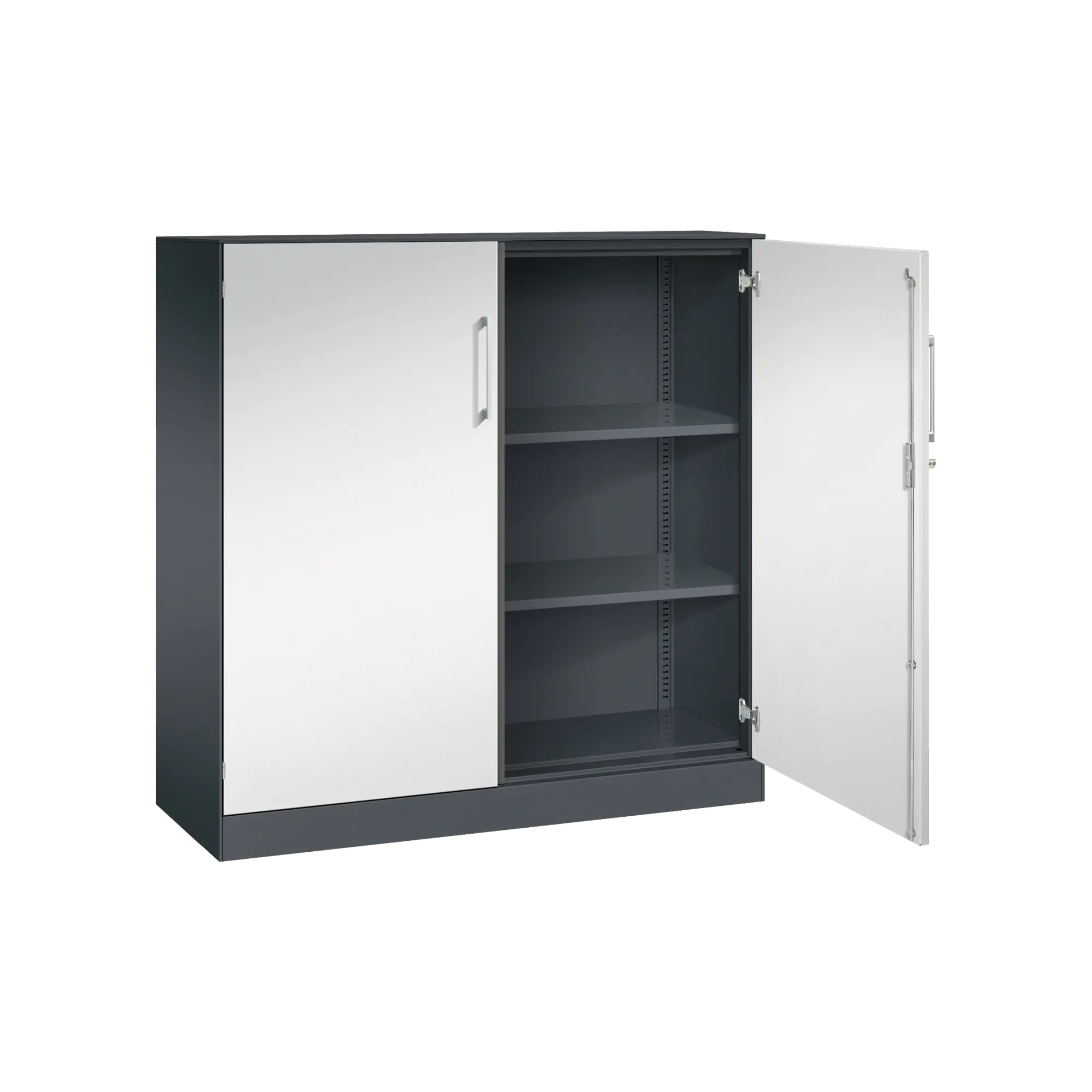 C+P Aktensideboard 3OH 1310x1200x435mm sgr/lgr aus der Kategorie Schränke
