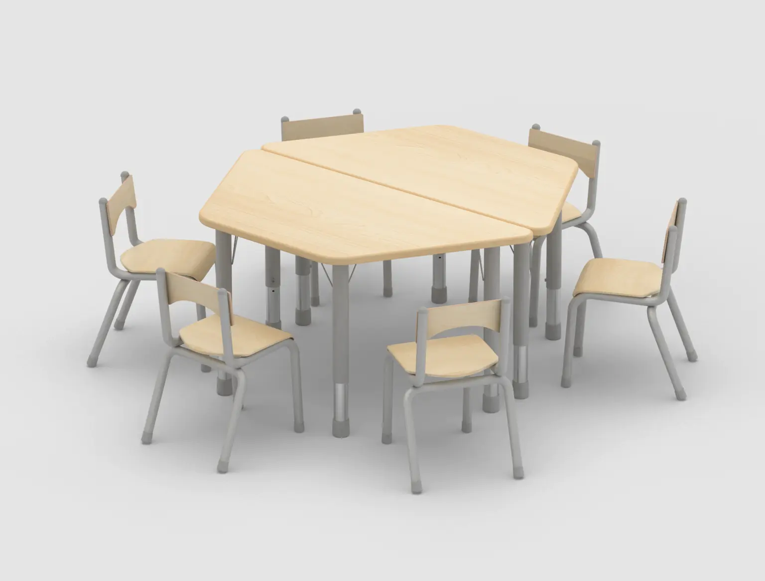 Wisdom Owlaf | Tisch | 120 x 50 cm | höhenverstellbar 46-71 cm | Tischplatte Spanplatte, Belag HPL aus der Kategorie Tische Allgemein