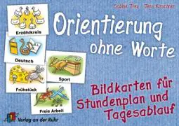 Bildkarten für Stundenplan und Tagesablauf, Orientierung ohne Worte aus der Kategorie Pädagogik