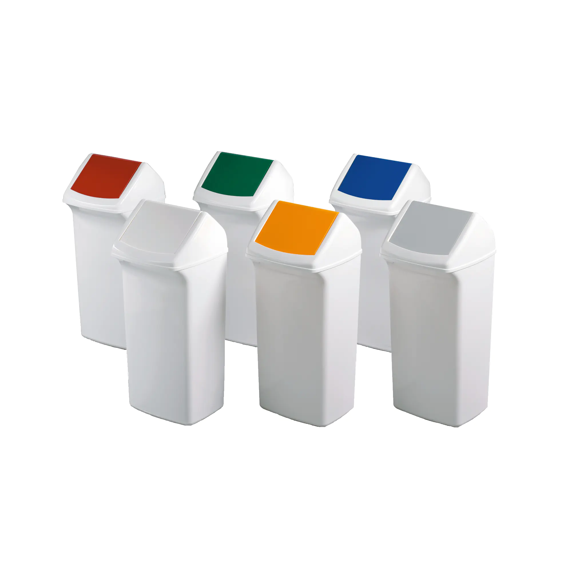 Durable Abfalleimer DURABIN FLIP 36,6x74,7x32cm ws aus der Kategorie Abfallentsorgung