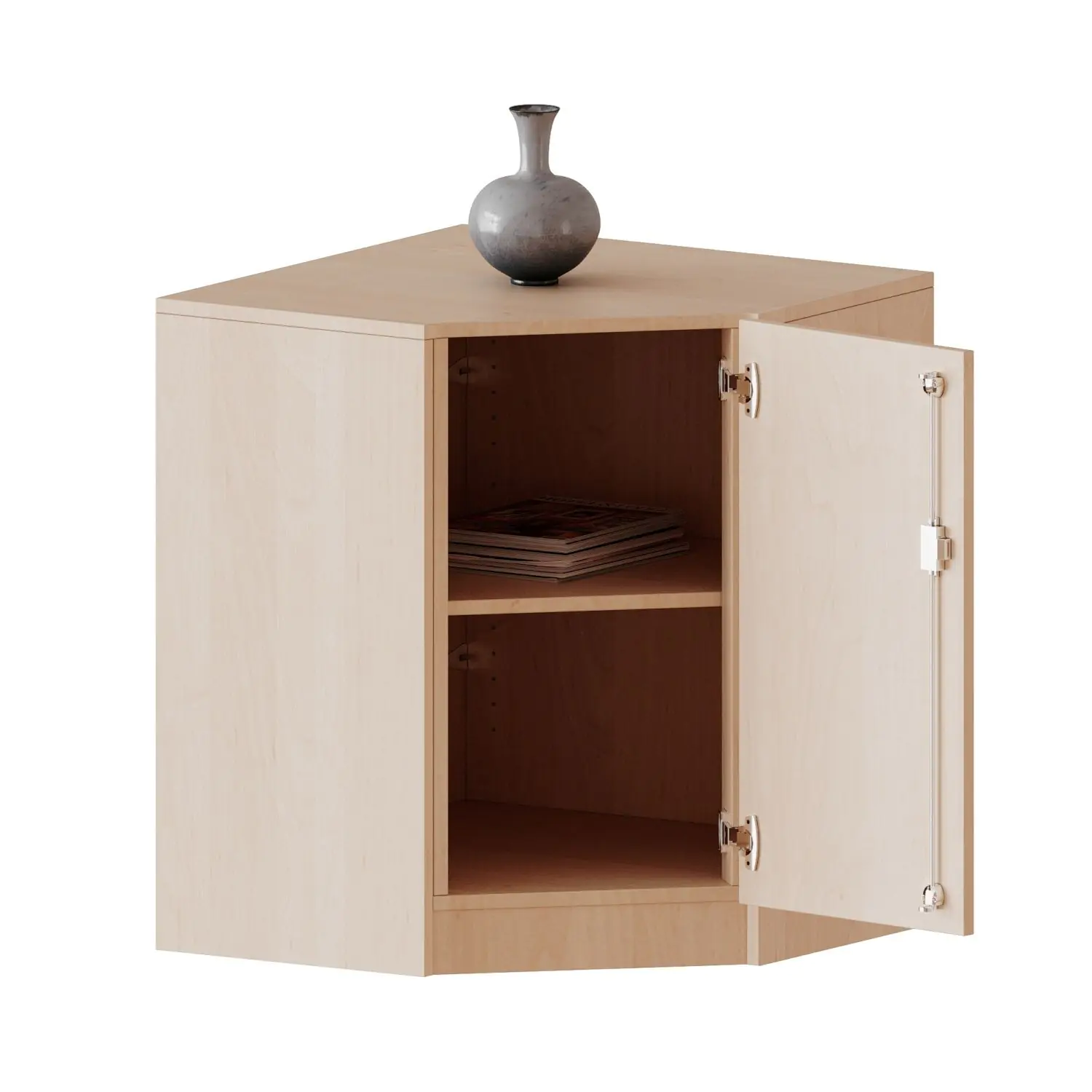 Innenecke als Schrank, 2 OH, Für 50cm tiefe Schrankwände,  rechts, B/H/T 80 x 82 x 80cm aus der Kategorie Schränke allgemein