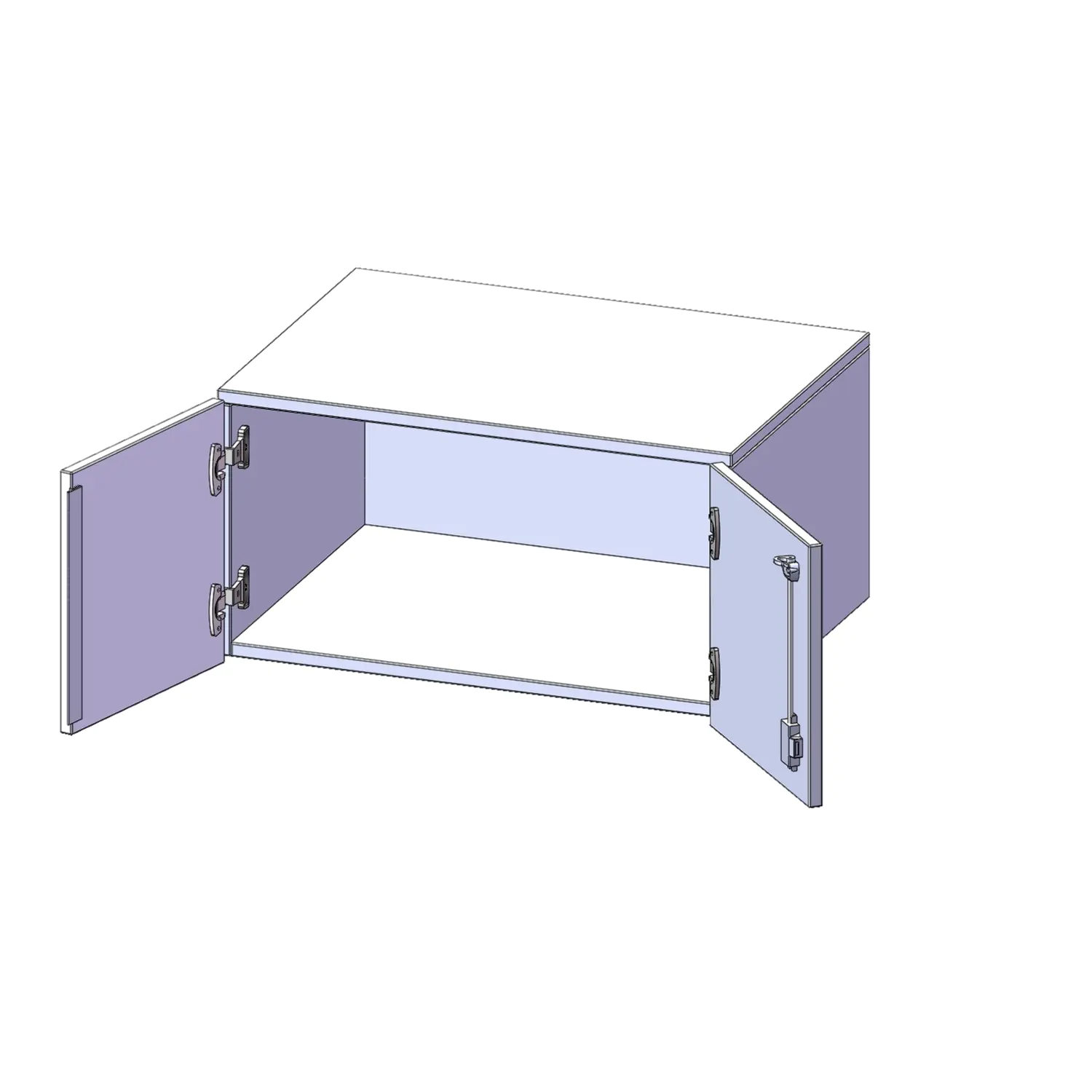 Aufsatz für ErgoTray, 1 OH, zwei Türen, B/H/T 70,3x36x60cm aus der Kategorie Klassen- und Schulschränke