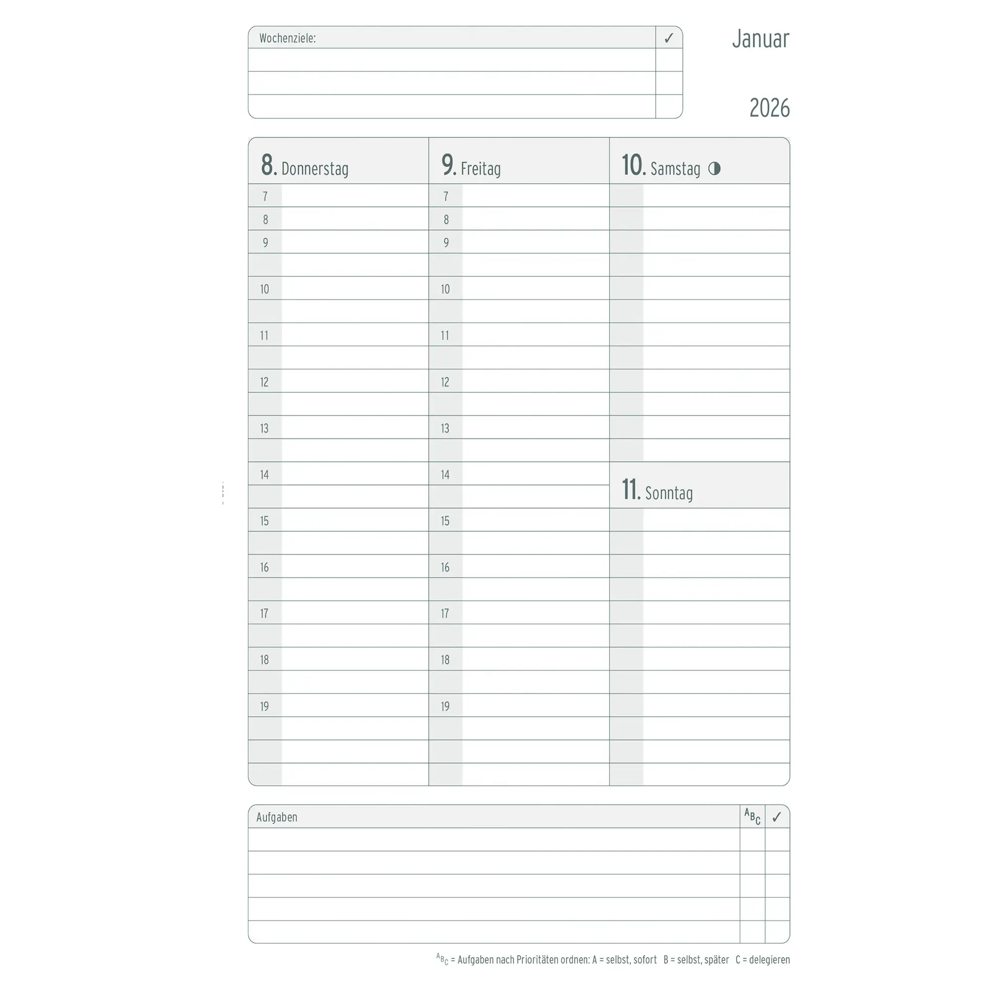 Chronoplan Buchkalender White Edition A5 ws aus der Kategorie Kalender & Zubehör