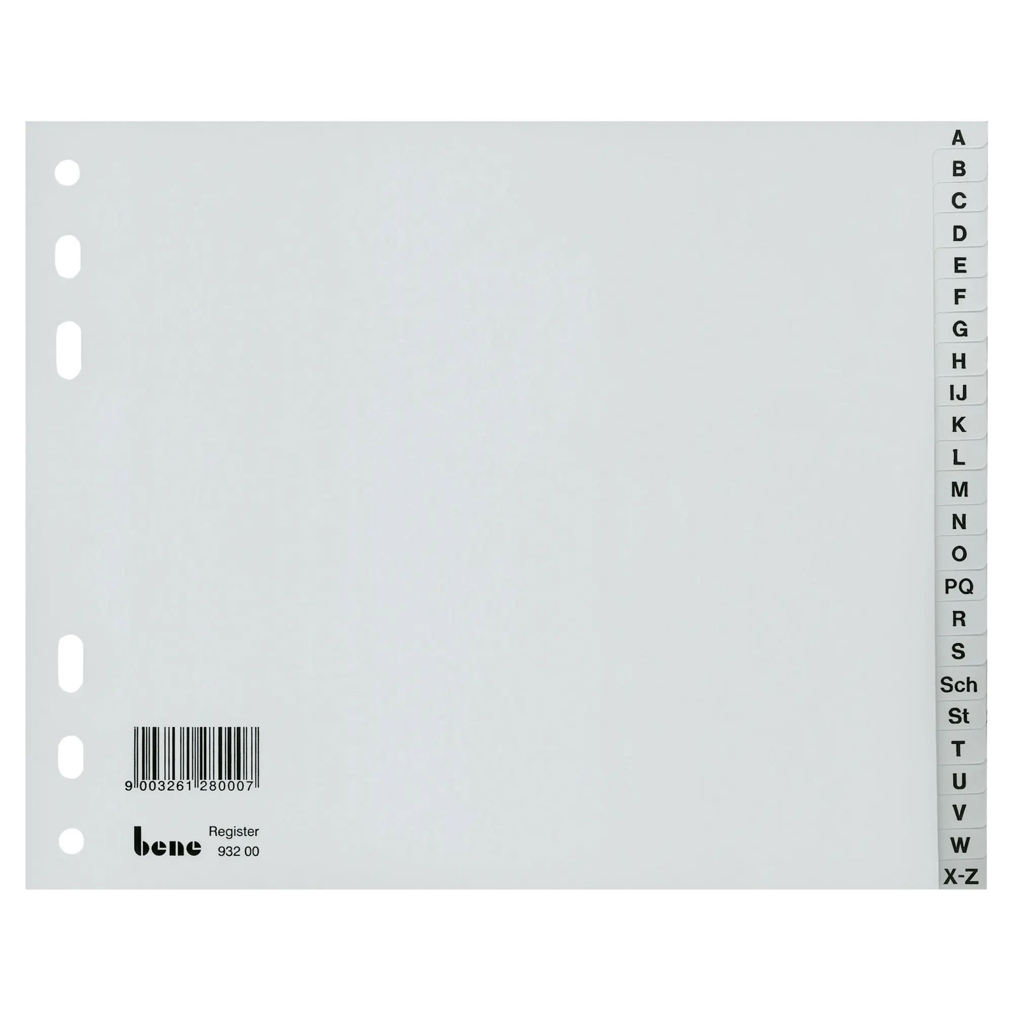 Bene Register A-Z DIN A4 24t. Kunststoff gr aus der Kategorie Bürobedarf