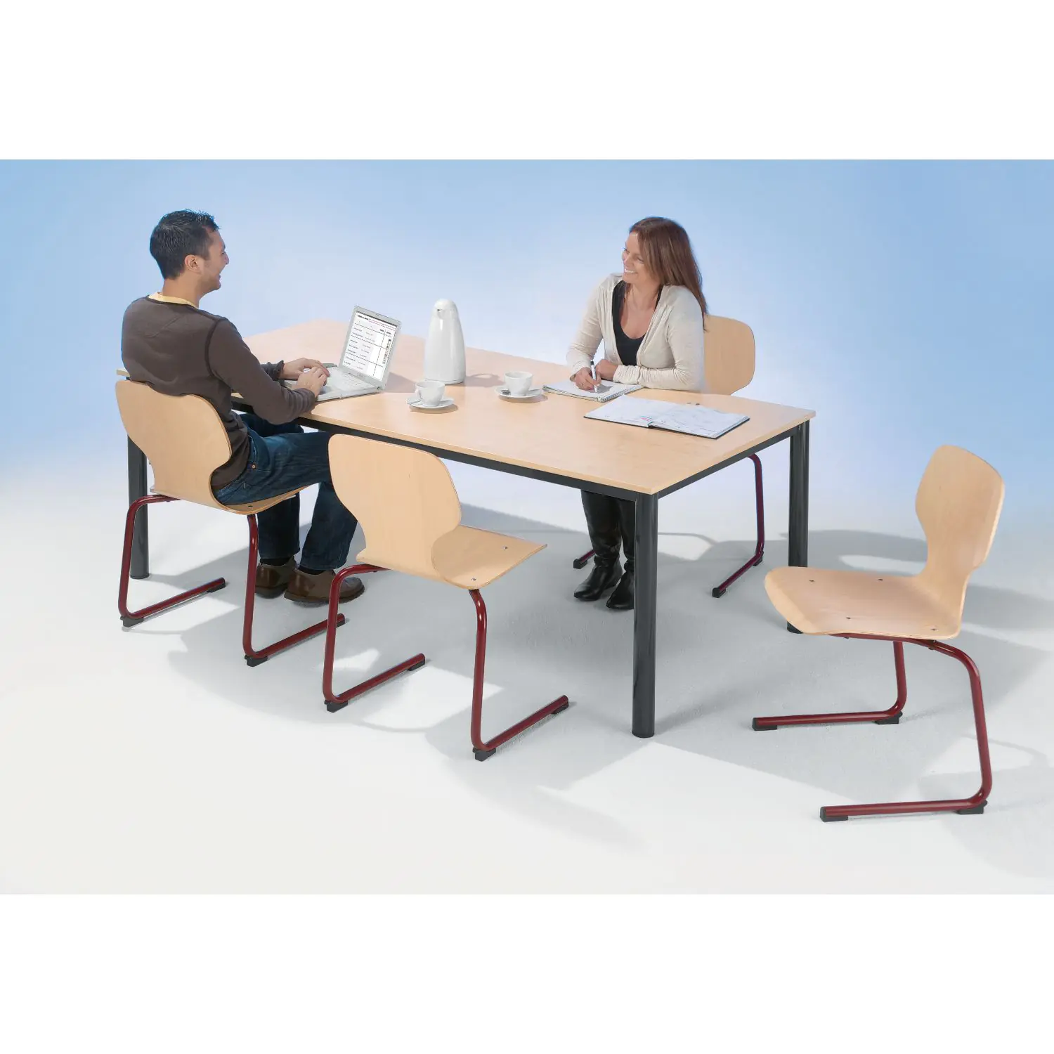 Rechtecktisch, 140x80 cm (B/T), 72 cm hoch, aus der Kategorie Rechtecktische