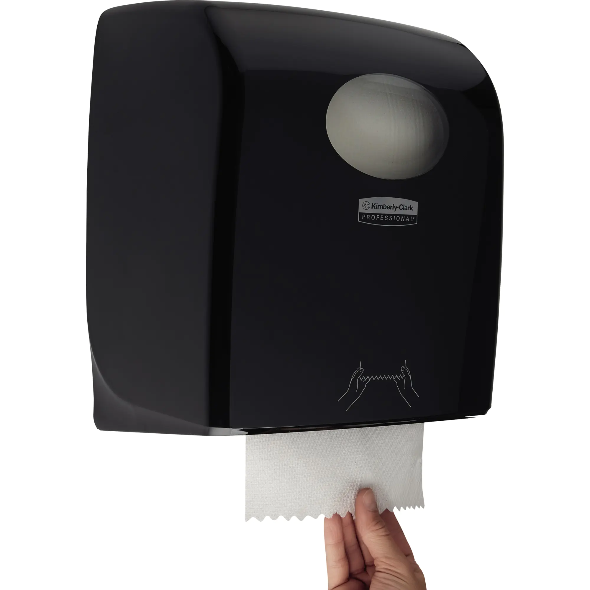 Aquarius Rollenhandtuch- Spender 37,4x29,7x24,8cm sw aus der Kategorie Papiertücher & -spender