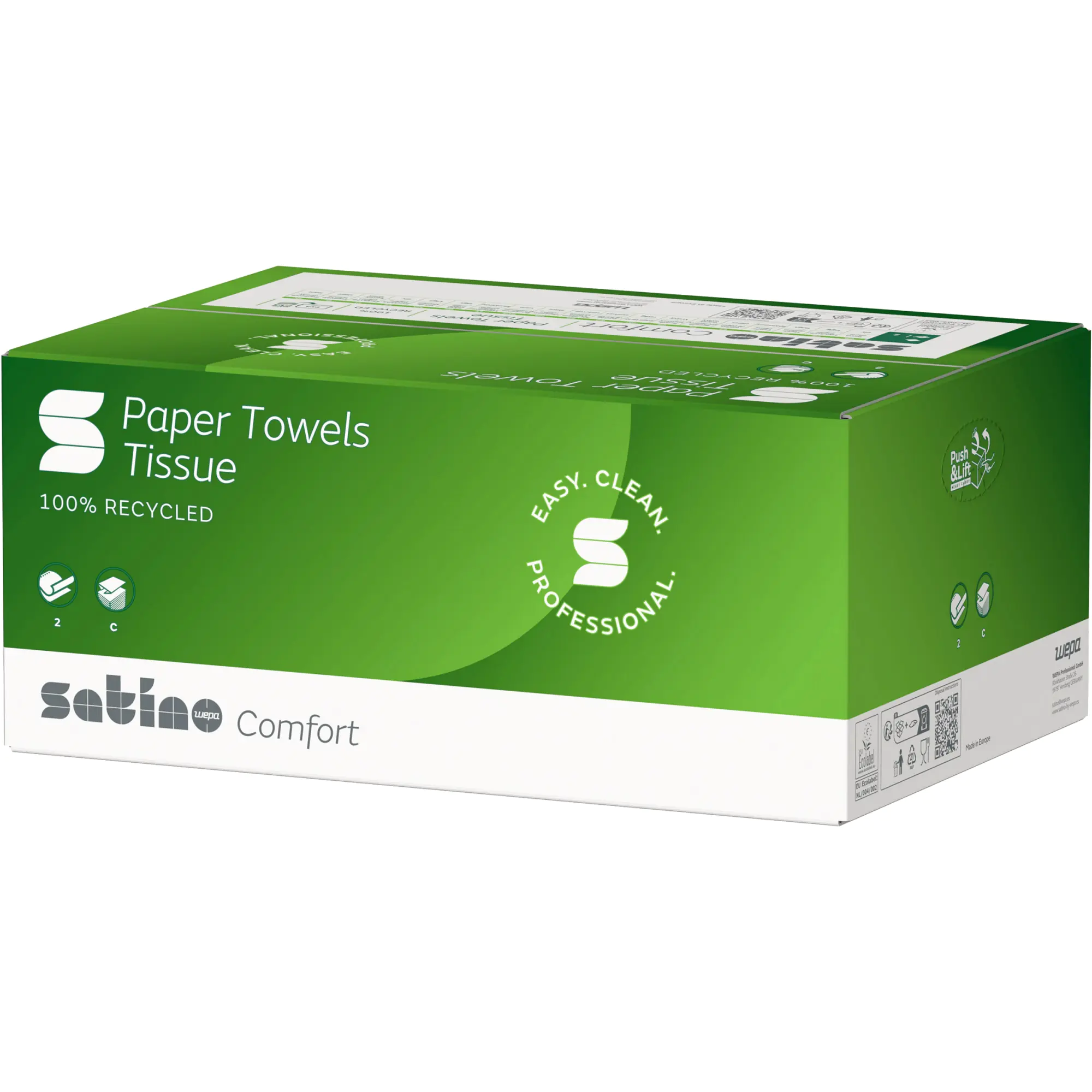 Satino Papierhandtuch Comfort 25x32cm 2lg ws aus der Kategorie Hygiene