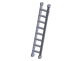 Leiter / Einhängeleiter für Leiterzarge für 190cm hohe Basis aus der Kategorie Schränke Zubehör