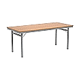 Klapptisch, 180x80 cm (B/T), 72 cm hoch, 4-Fuß,