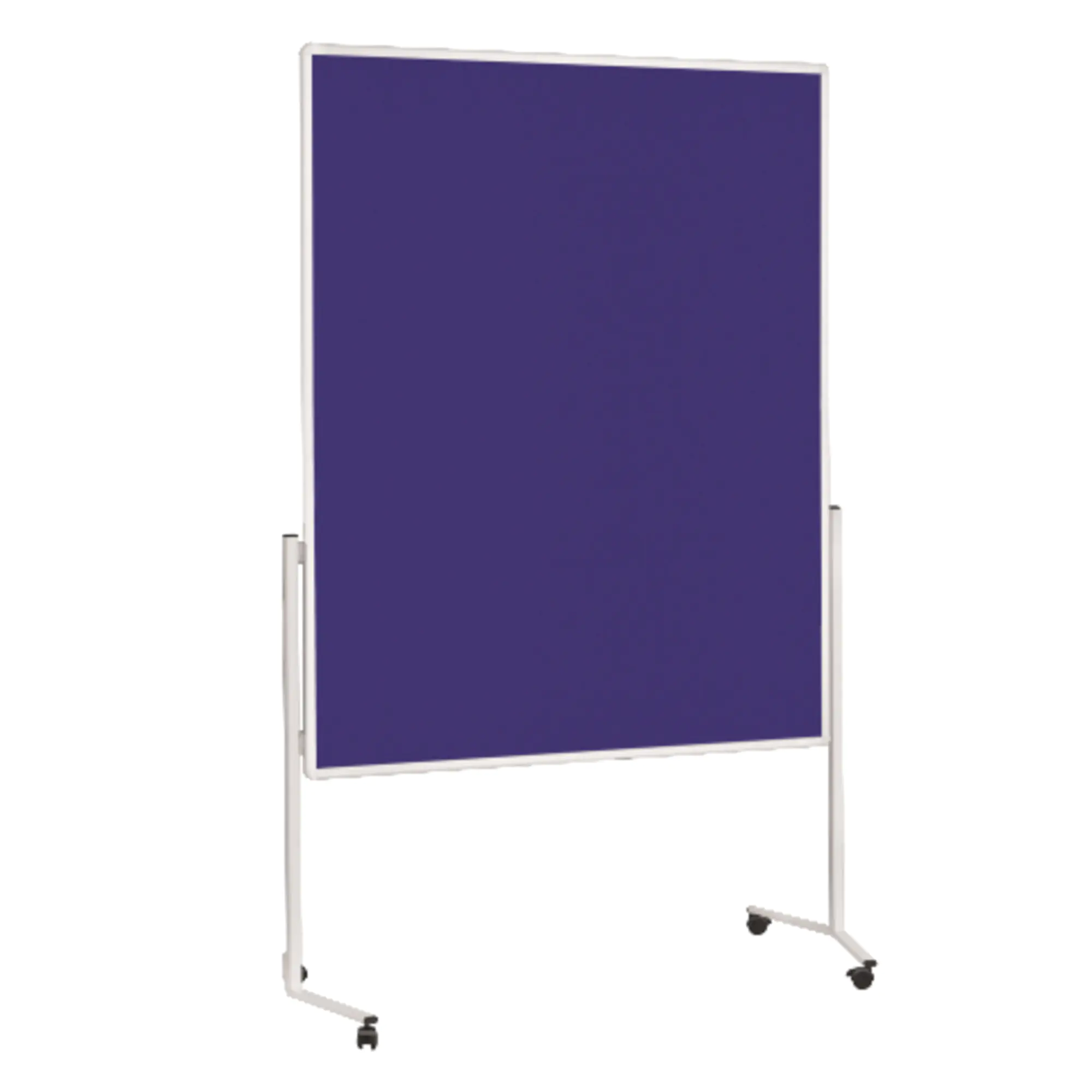 Soennecken Moderationswand 120x150cm Filz bl +Rollen aus der Kategorie Moderationswände