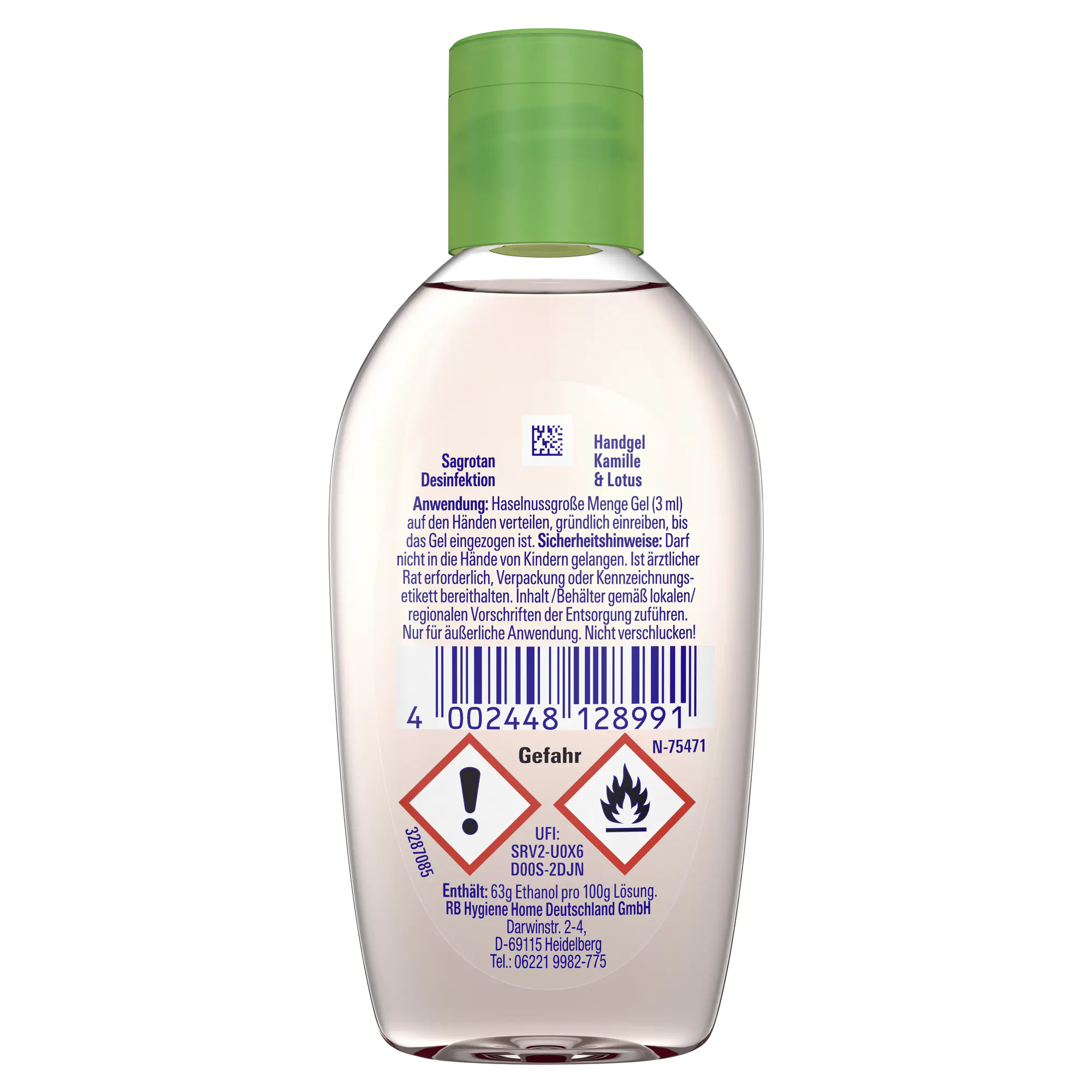 Sagrotan Hand- Desinfektionsgel 50ml aus der Kategorie Desinfektion