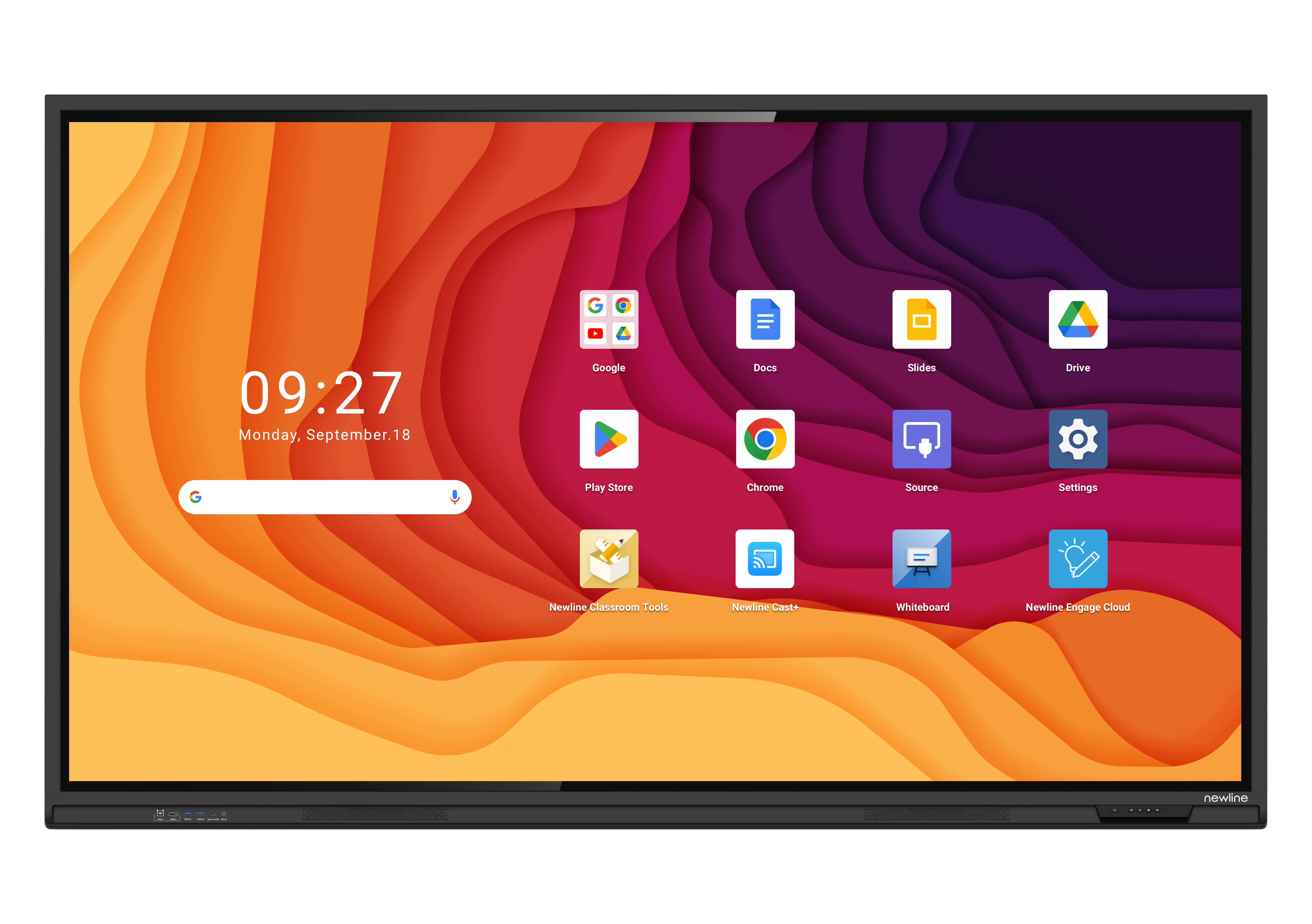 Newline Lyra Pro 86" Display aus der Kategorie Interaktive Displays