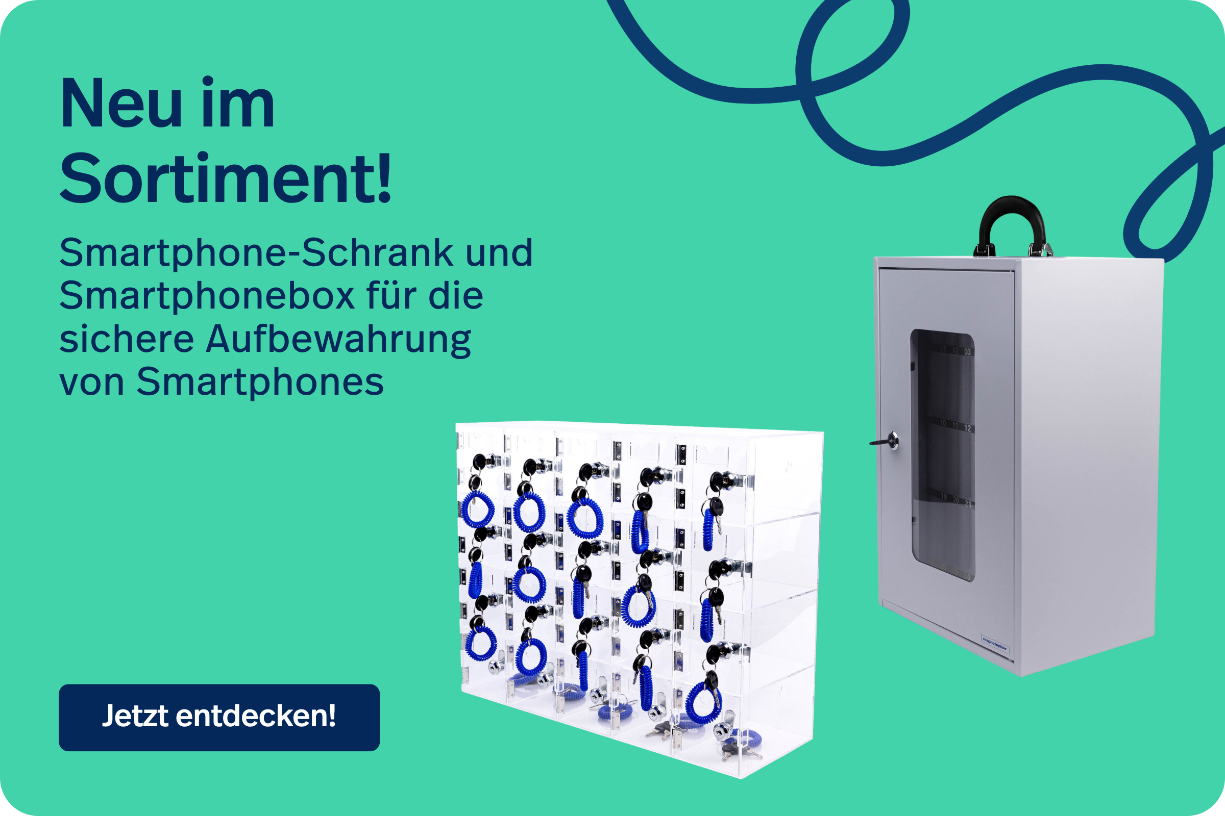 Neu im Sortiment: Smartphone-Schrank und Smartphonebox 