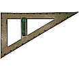 Zeichendreieck, 90°,60°,30°, RE-WOOD®, Hypotenuse 60 cm aus der Kategorie Zeichengeräte