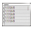 Klassen-Plantafel,  8 Stunden Mo-Fr, für 30 Klassen, 103x137 cm,