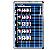Klassen-Plantafel, 10 Stunden Mo-Fr, für 15 Klassen, 103x77 cm,