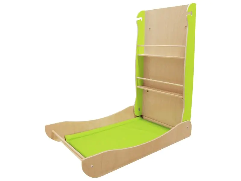 Wandwickeltisch zur Wandmontage, Maße auseinandergeklappt, B/H/T: 52 x 90 x 85 cm, bitte Farbe angeb aus der Kategorie Hygieneartikel