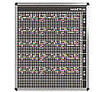 Personal-Raum-Plan, 10 Stunden, 43 Spalten, 103x97 cm,