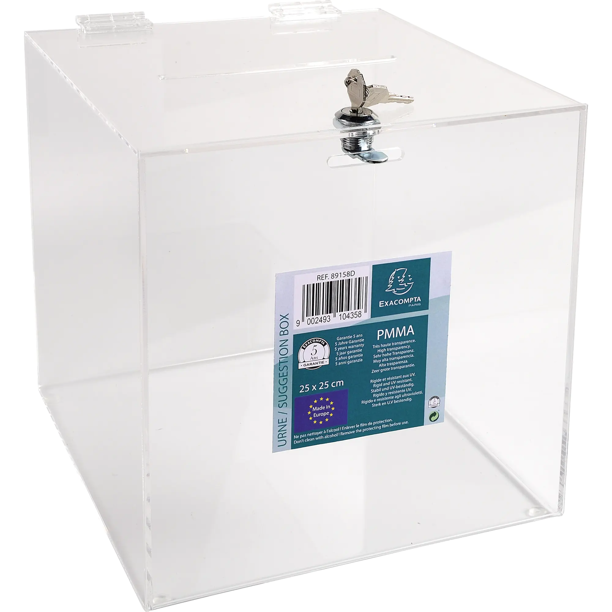 Exacompta Einwurfbox 25x25x25cm abschließbar gk aus der Kategorie Home & Living