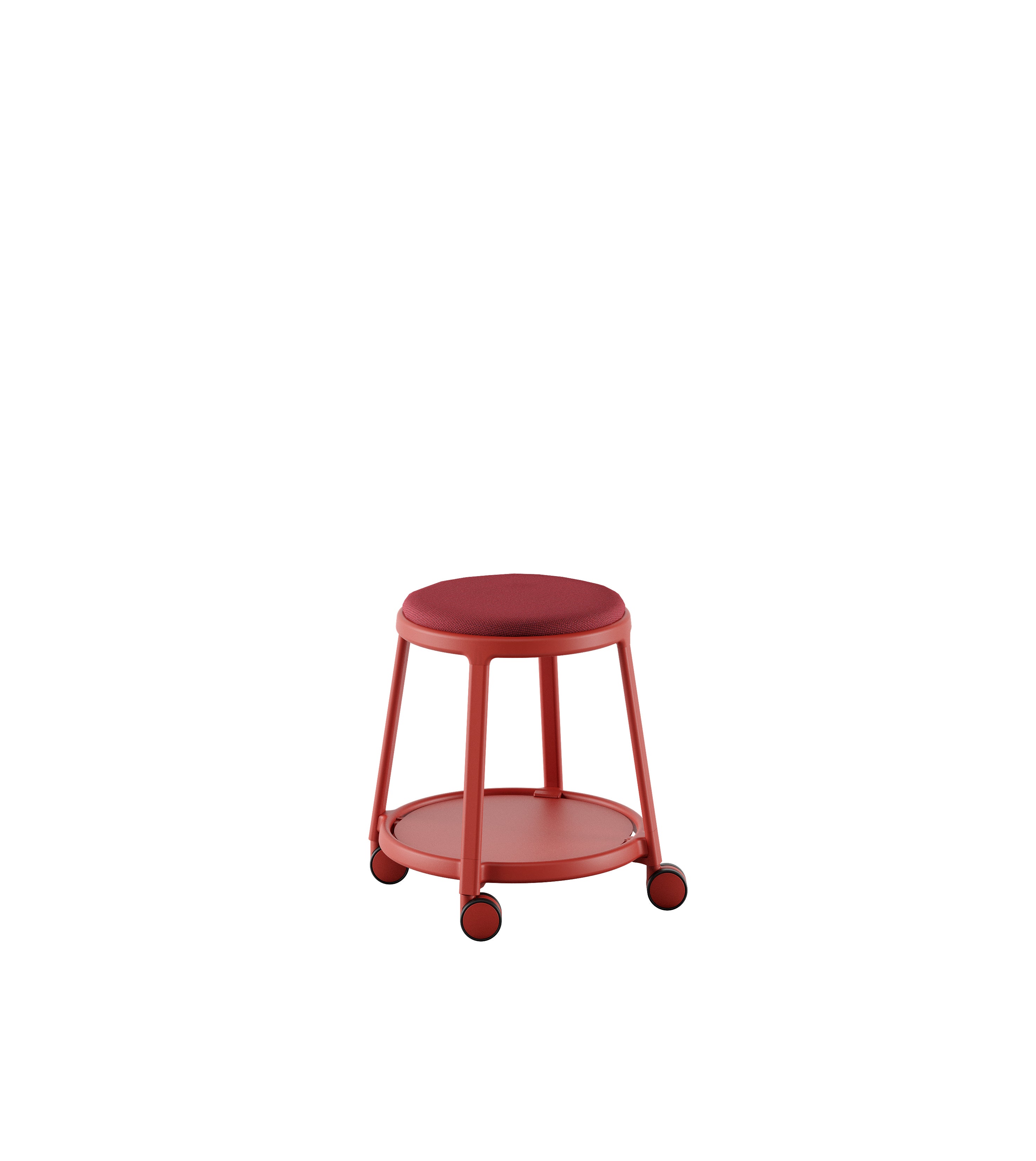 ROUND&ROLL drehbare Polstersitzfläche, fahrbar aus der Kategorie Ergonomisches Sitzen
