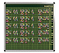 Personal-Raum-Plan,  8 Stunden, 53 Spalten, 103x117 cm,