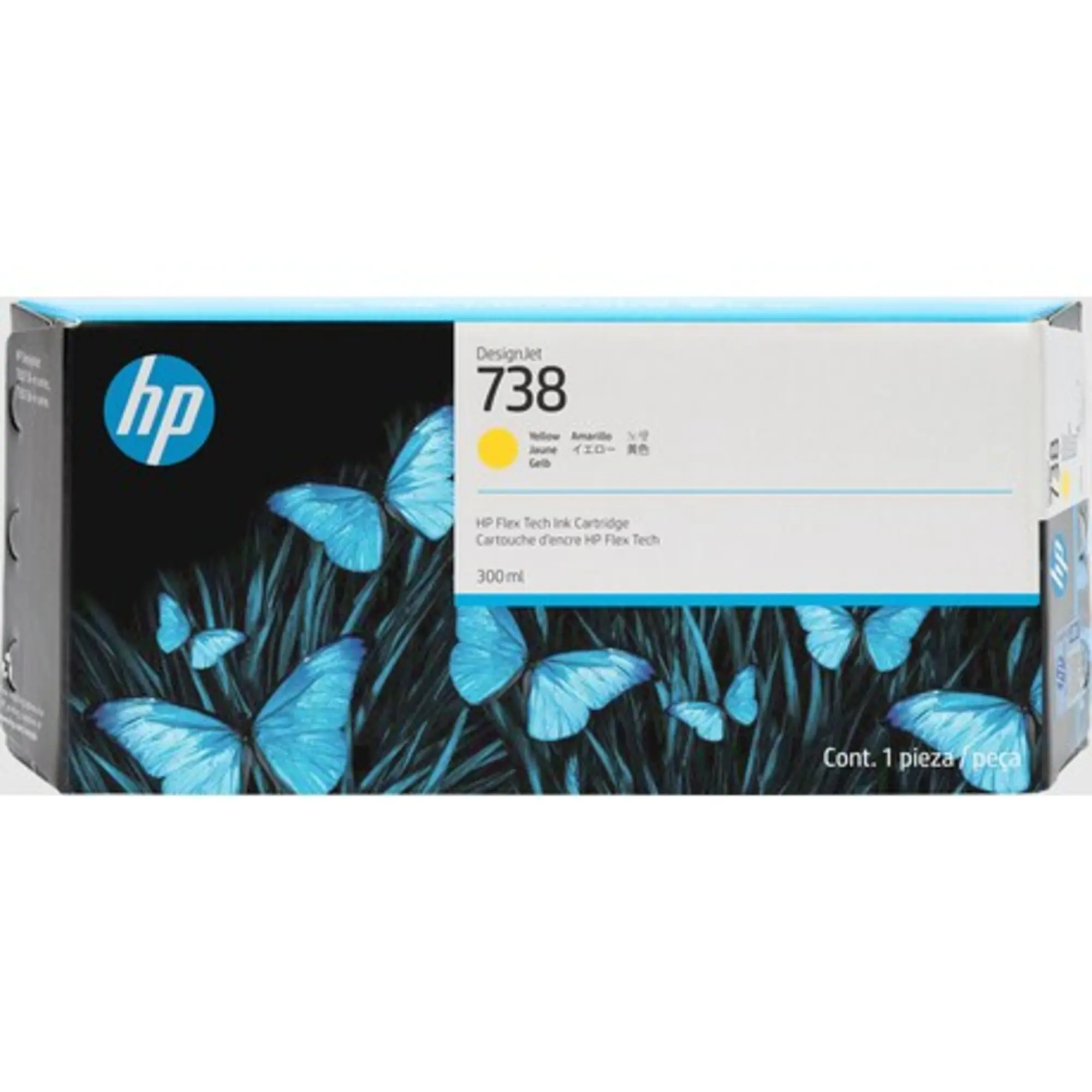 HP Tintenpatrone 738 gelb aus der Kategorie Büro- und Schreibbedarf